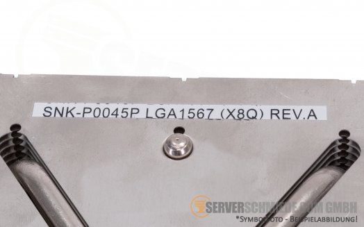 Supermicro Heatsink CPU Kühler Socket LGA1567 Intel Xeon Processor 7500 and E7-4800 Series  SNK-P0045P LGA1567