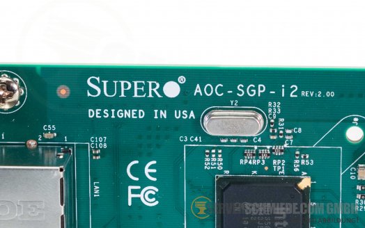 Supermicro Intel AOC-SGP-i2 2x 1GbE RJ-45 i350-T2 copper LAN Ethernet Network PCIe x4 Controller