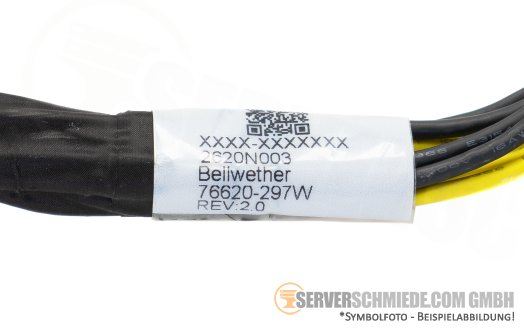 Supermicro kompatibel 10cm GPU Kabel cable 1x 8-pin EPS / CPU female to 1x 12VHPWR male CBL-PWEX-1361-10 3rd party