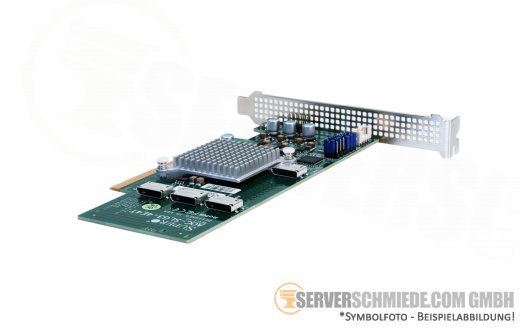 Supermicro NVMe 4x OcuLink SFF-8611 PCIe x16 HBA Storage Controller AOC-SLG3-4E4T +NEW+
