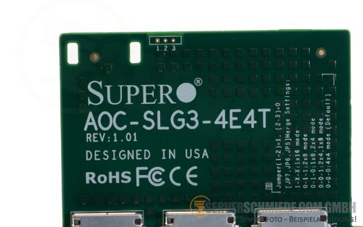 Supermicro NVMe 4x OcuLink SFF-8611 PCIe x16 HBA Storage Controller AOC-SLG3-4E4T +NEW+