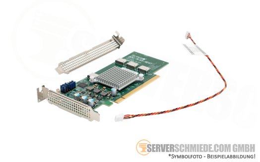 Supermicro NVMe 4x OcuLink SFF-8611 PCIe x16 HBA Storage Controller AOC-SLG3-4E4T +NEW+