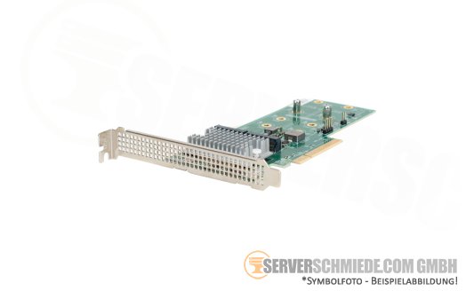 Supermicro NVMe SATA Hybrid 2x M.2 PCIe x8 Raid 0,1 Controller AOC-SLG3-2NM2-O +NEW+