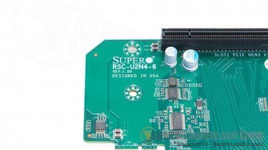 Supermicro Riser 4x NVMe U.3 OcuLink 2x PCie x16 RSC-U2N4-6