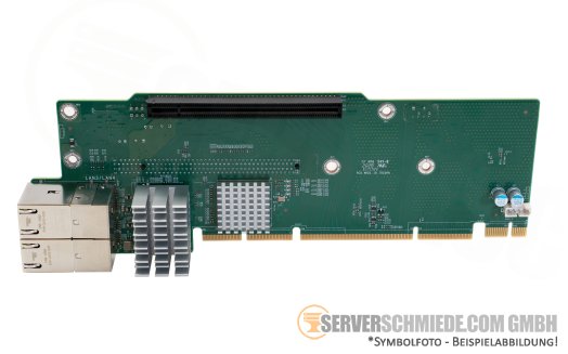Supermicro Riser Card Board 2U 2x x16 PCIe 3.0 + 4x 10Gb RJ-45 AOC-2UR66-i4XTF