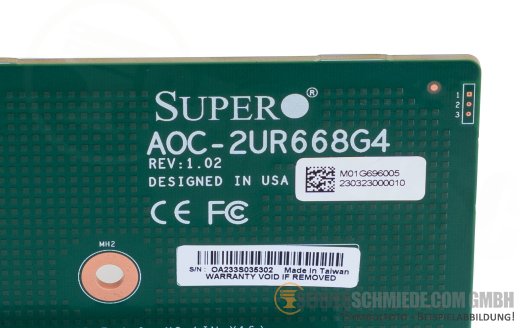 Supermicro Riser Card Board 2x x16 + 1x x8 PCIe 4.0 AOC-2UR668G4