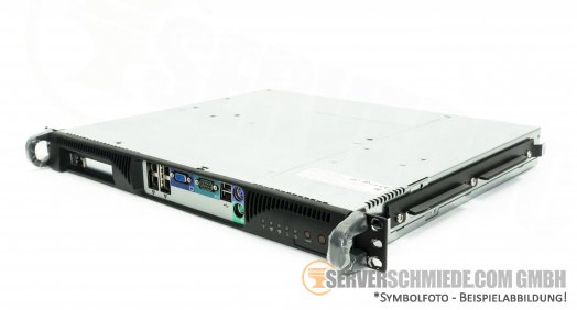 SuperMicro 5015B-MF-LN4 X7SBi Intel C2D 1,8GHz 4GB RAM Firewall Server 5x 1GbE LAN 19" 1U 36cm tief