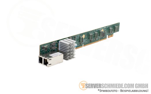 Supermicro Ultra Riser 1U 2x 10GbE RJ-45 Intel X540 6x NVMe AOC-URN6-i2XT