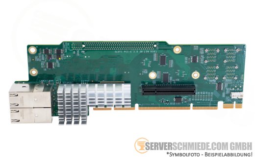Supermicro Ultra Riser 2U 1x x8 PCIe 4x 10GbE X540 RJ-45 without cage AOC-2URN4-I4XT