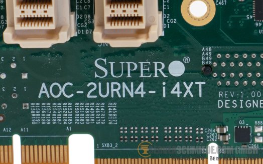 Supermicro Ultra Riser 2U 1x x8 PCIe 4x 10GbE X540 RJ-45 without cage AOC-2URN4-I4XT