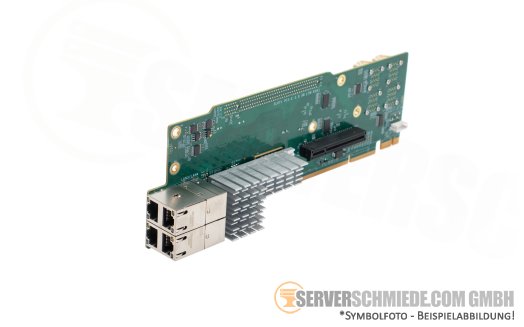 Supermicro Ultra Riser 2U 1x x8 PCIe 4x 10GbE X540 RJ-45 without cage AOC-2URN4-I4XT