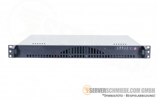 SuperMicro X10SLH-F Intel Core i3-4330 2x 3,50GHz 4GB 4x LFF 3,5" mini Rack Firewall Server 4x 1GbE LAN 19" 1U 36cm tief