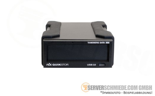 Tandberg Desktop RDX QuikStor Backup System Laufwerk USB 3.0 Datensicherung Ransomware-Schutz +NEW+