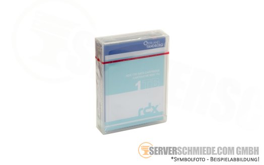 Tandberg RDX Cartridge 1TB Cartridge Backup Sicherung +NEW+