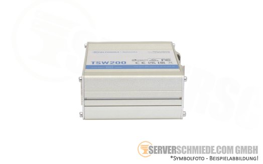 Teltonika TSW200 8x 1GbE Gigabit RJ-45 PoE 2x 1Gb LC duplex SFP optisch Desktop Hutschiene* Ethernet Network Switch unmanaged +NEW+