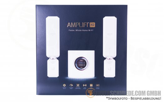 Ubiquiti AmpliFi Home Wi-Fi System AFi-HD - 1x Wireless Router 2x AFI-P-HD MeshPoint - Wi-Fi-Range-Extender - 802,11a/b/g/n/ac