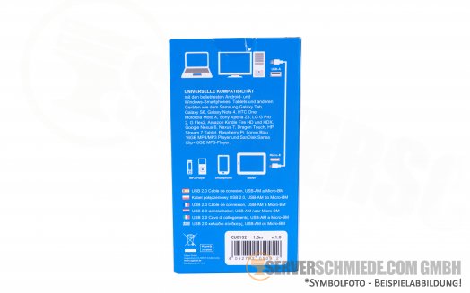 USB 2.0 Cable Kabel USB A to USB Micro 1m