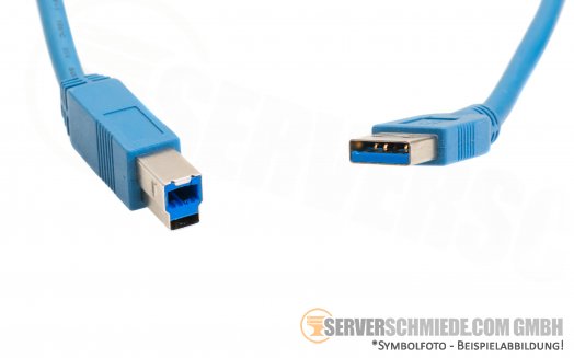 USB 3.0 75cm Kabel A Stecker auf Stecker B