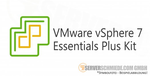 VMware vSphere 7 Essentials Plus Kit - 1x vCenter Essentials - 3x Host (Server) mit je 2x CPU Socket Lizenz inkl. 1 Jahr Wartung Subscription